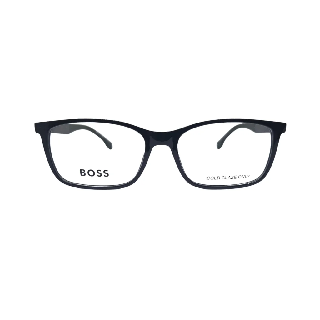 Boss Green and Black Rectangular Sunglasses