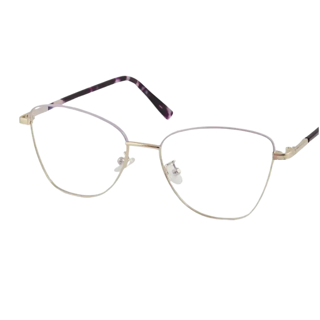 Hover Image for Cat Eye Shaped High Quality Frame - Purple for Women