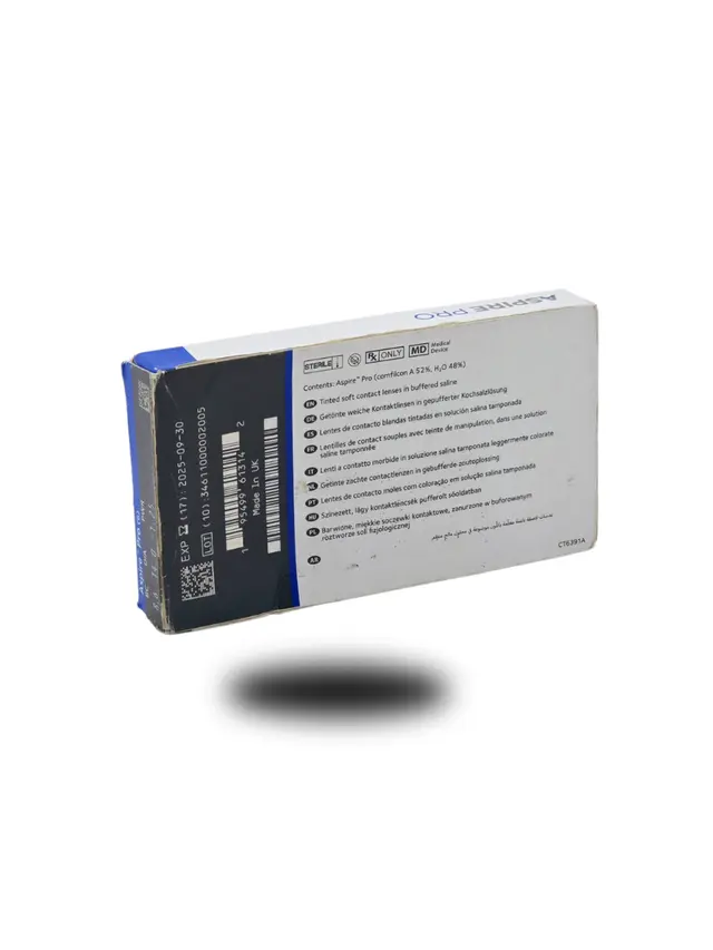 Hover Image for Aspire Pro Monthly Contact Lenses 3 Lens Pack – 3rd Generation | Silicone Hydrogel | CooperVision