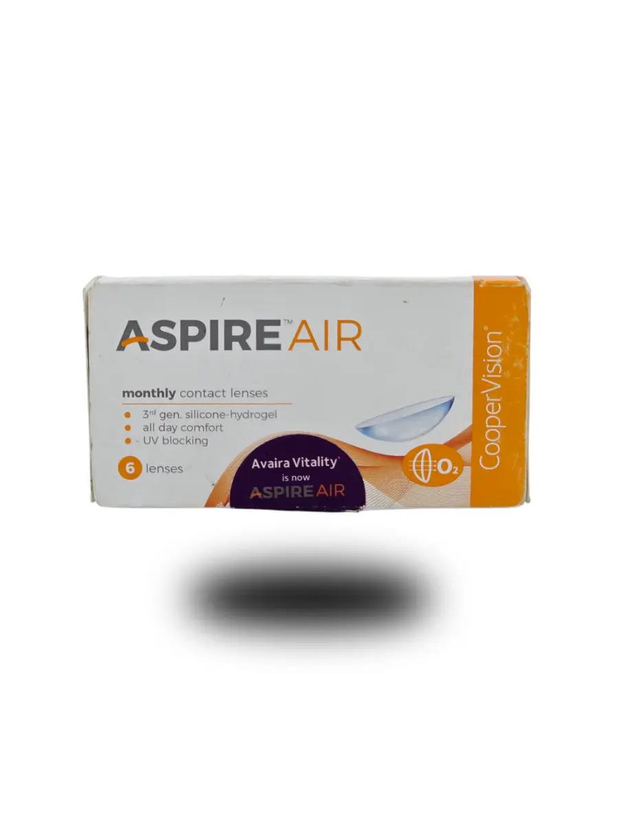 Aspire Air Monthly Contact Lenses 6 lens – 3rd Generation | UV Blocking | CooperVision 0/5·0 reviews ·