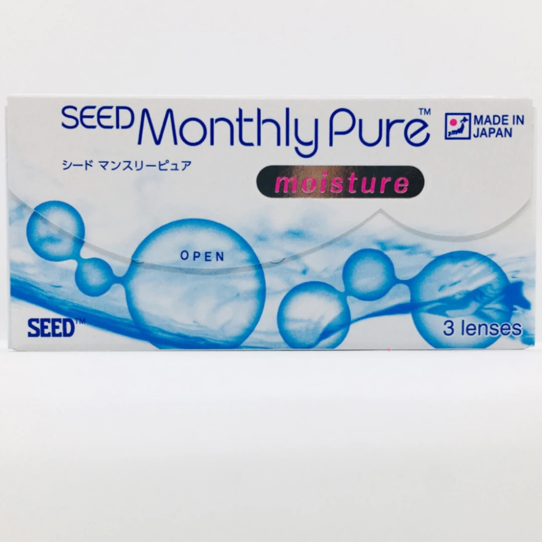 SEED Monthly Pure moisture Monthly Disposable Contact Lenses – 3 Lenses Pack